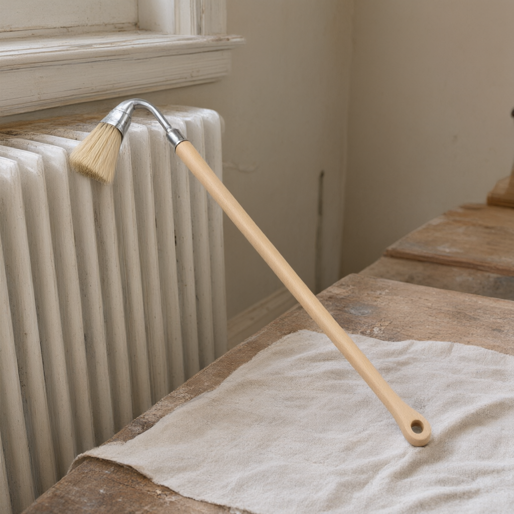 Bent Handle Paint Brush — painting scene