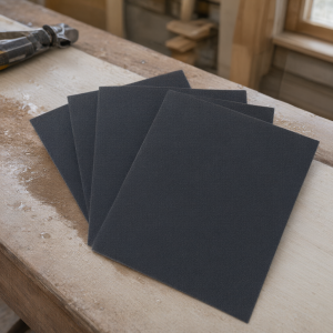 Dark Sandpaper Sheets — painting scene