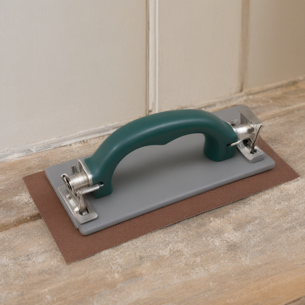 Hand Sanding Block — painting scene