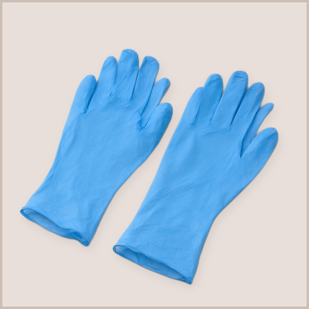 Blue Disposable Gloves — product detail