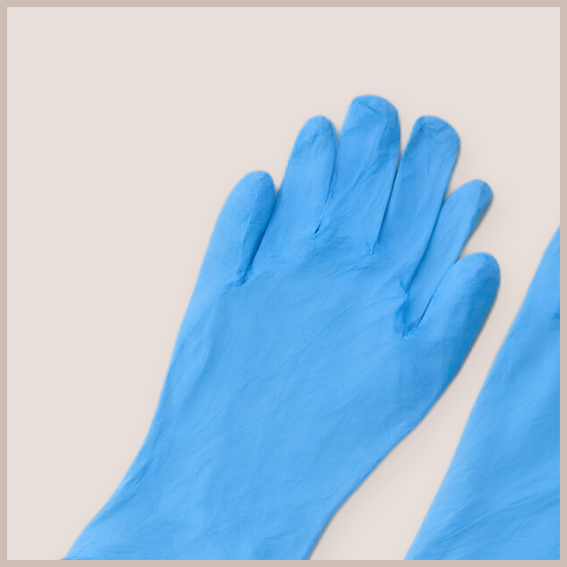 Blue Disposable Gloves — product detail
